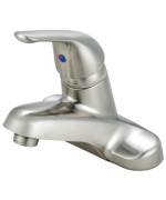 Kingston Brass Gkb548Lp Singlehandle 4 In Centerset Bathroom Faucet Brushed Nickel