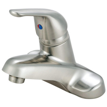 Kingston Brass Gkb548Lp Singlehandle 4 In Centerset Bathroom Faucet Brushed Nickel