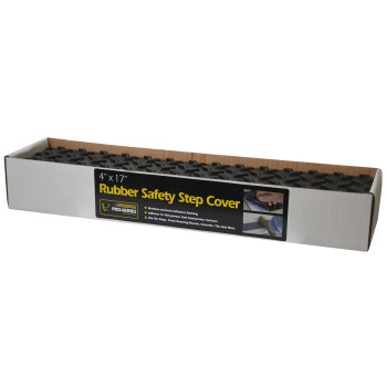 Proseries Rsstepbox Adhesive Rubber Step Cover 4 X 17 In