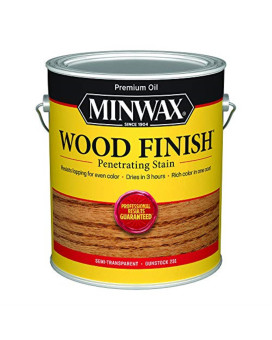 1238732 Penetrt Stain Gnstk 1Gl Minwax Wood Finish 250 Voc Compliant Semitransparent Gunstock Oilbased Penetrating Wood Stain