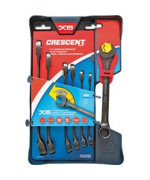 Crescent Cx6Rwm7 Metric Ratcheting Wrench Set 7 Piece Set