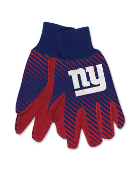 New York Giants Two Tone Adult Size Gloves