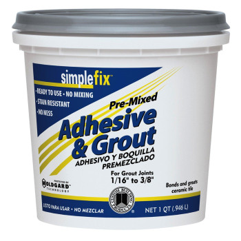 Custom Building Products Simplefix Indoor White Grout 1 Qt