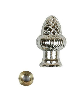 Jandorf Finial Acorn Reducer 18 In Nickel Finish