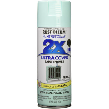 Rustoleum 283190 Painters Touch 2X Ultra Cover 12 Oz Gloss Ocean Mist