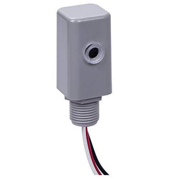 Intermatic Ek4136S Select Grade Fixed Mount Electronic Photocontrol With Stem And Side Lens