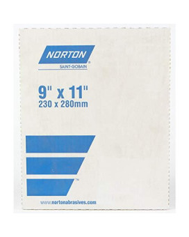 Norton 11 In L X 9 In W 150 Grit Aluminum Oxide Sandpaper 1 Pk