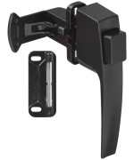 Push Button Latch Blk Pack Of 1