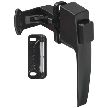 Push Button Latch Blk Pack Of 1