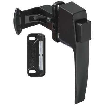 Push Button Latch Blk Pack Of 1