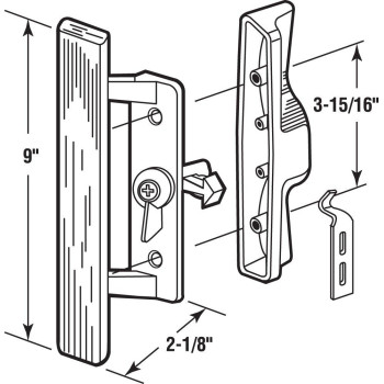 Handle Patio Door 141843 Pack Of 1