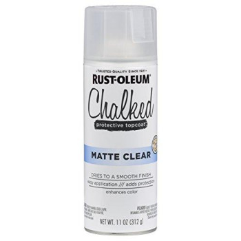 Rustoleum 302599 Chalked Ultra Spray Paint 11 Ounce Pack Of 1 Matte Clear