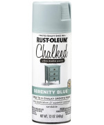 Rustoleum 302595 Series Chalked Ultra Matte Spray Paint 12 Ounce Pack Of 1 Serenity Blue