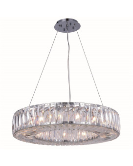 Elegant Lighting 2116D26Crc 511 X 26 In Cuvette 15 Light Chrome Chandelier Royal Cut Crystals