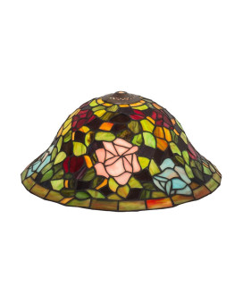 Meyda Tiffany 10689 675 X 16 In Tiffany Rosebush Shade Lamp Multicolor