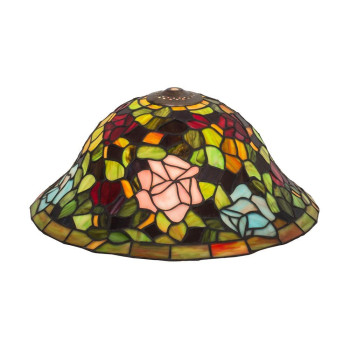 Meyda Tiffany 10689 675 X 16 In Tiffany Rosebush Shade Lamp Multicolor