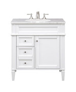 Elegant Decor Vf1024 Single Bathroom Vanity Set 32 Whitevf1024