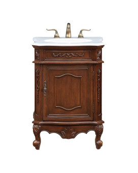 24 Single Bathroom Vanity Set In Coffee