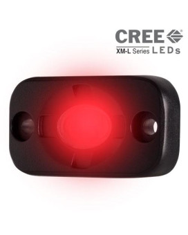 15In X 3In Auxillary Lighting Pod Red