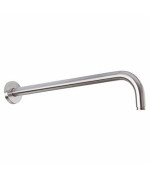 Miseno 16 Rain Shower Arm And Flange Brushed Nickel