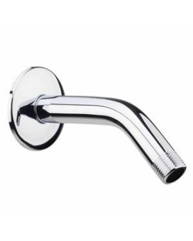 Miseno 6 Standard Shower Arm And Flange Polished Chrome