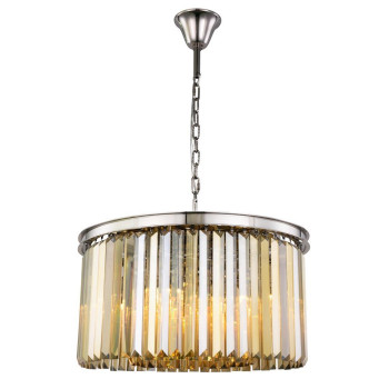 Elegant Lighting 1238D26Pngtrc 135 X 26 In Sydney 8 Light Polished Nickel Chandelier