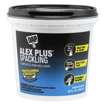 Dap Inc 18746 Alex Plus Quart Spackling 32 Oz White