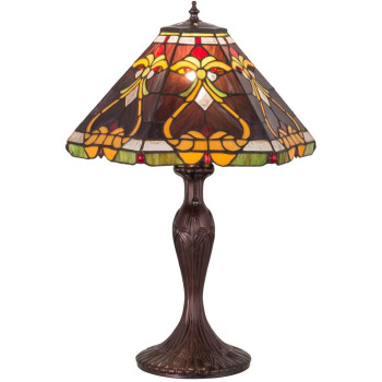 Meyda Tiffany 162203 23 X 16 In Greenbriar Oak Middleton Table Lamp