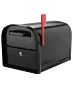 Lockng Oasis Mailbox Blk Pack Of 1