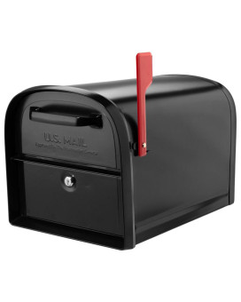 Lockng Oasis Mailbox Blk Pack Of 1