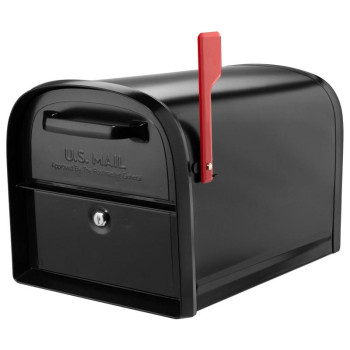 Lockng Oasis Mailbox Blk Pack Of 1