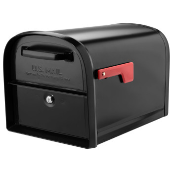 Lockng Oasis Mailbox Blk Pack Of 1