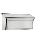 Architectural Mailboxes 2690Ps10 Venice Stainless Steel Wall Mount Mailbox Small