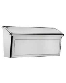 Architectural Mailboxes 2690Ps10 Venice Stainless Steel Wall Mount Mailbox Small