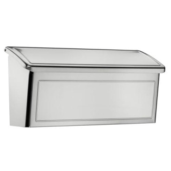 Architectural Mailboxes 2690Ps10 Venice Stainless Steel Wall Mount Mailbox Small