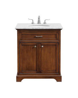 30 In Single Bathroom Vanity Set In Teak