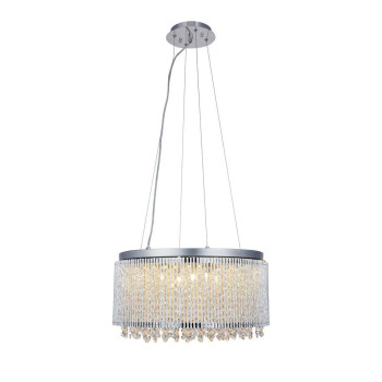 Elegant Lighting V2092D20Crc 12 X 20 In Influx 12 Light Chrome Pendant