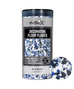 Inslx Products Egf601099Ea Red Combo Decorative Floor Flakes 12 Oz Blue