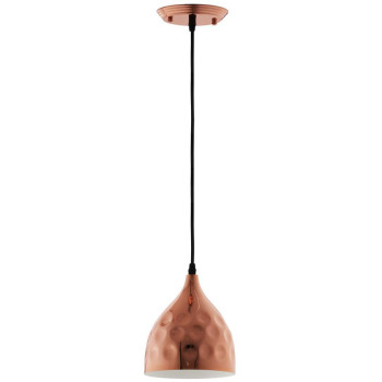 Dimple 65 Bellshaped Rose Gold Pendant Light