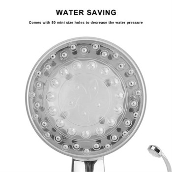 Imountek Led Shower Head Handheld Colorchanging Automatically Hydropower Without Batteries