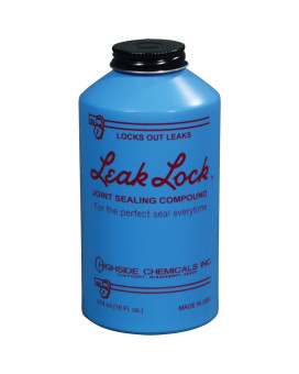 Highside Chemicals 10016 Leak Lock 16Oz Brushtop Plastic Jar 10016