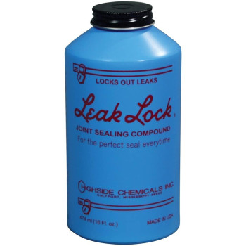 Highside Chemicals 10016 Leak Lock 16Oz Brushtop Plastic Jar 10016