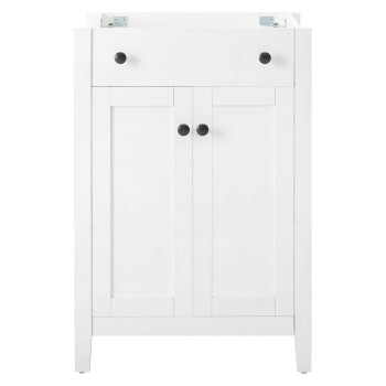 Nantucket 24 Bathroom Vanity Cabinet Sink Basin Not Included White