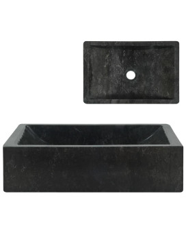 Vidaxl Sink 177X118X47 Marble Black