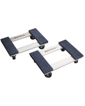 1000 Lbs Compact 18 Inch Furniture Dolly 2 Pack