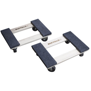 1000 Lbs Compact 18 Inch Furniture Dolly 2 Pack