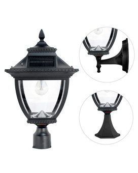 Pagoda Bulb Solar Lamp Wallpier3 Fitter Mount