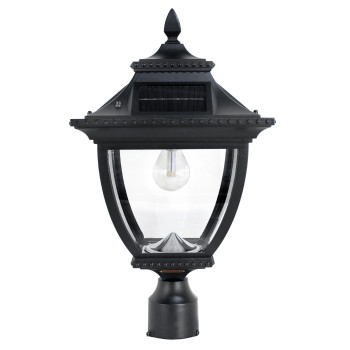 Pagoda Bulb Solar Lamp Wallpier3 Fitter Mount