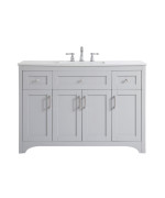 48 Inch Single Bathroom Vanity In Grey