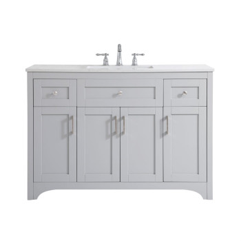 48 Inch Single Bathroom Vanity In Grey